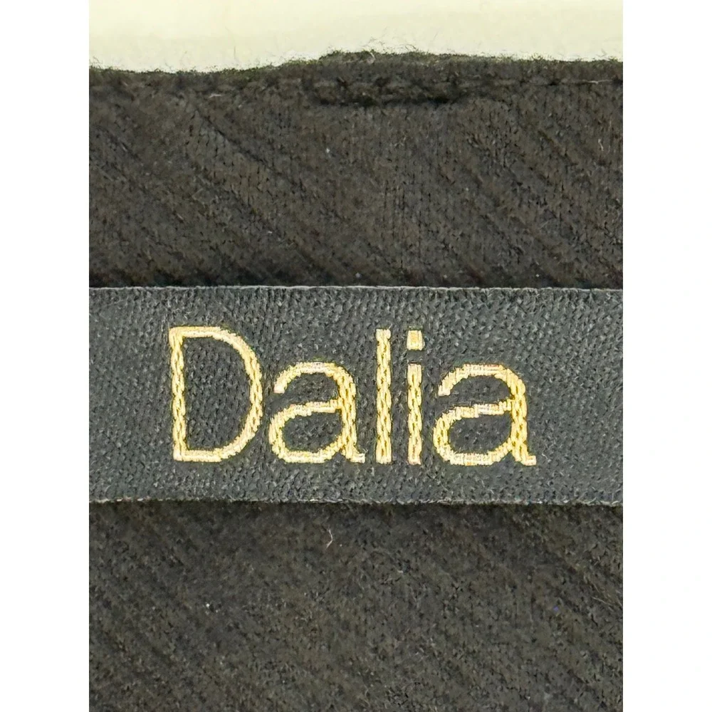 Dalia‎ Womens Black Slim Leg Stretch Dress Pants Professional Sz M